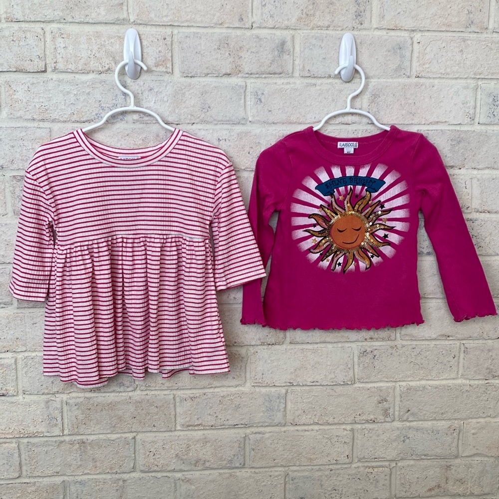 Lot of 2 Flapdoodles long sleeve shirts